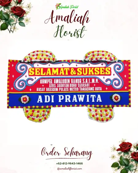 Papan Bunga Ucapan Selamat Paket Wedding Bogor