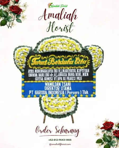 Papan Bunga Duka Paket Wedding Bogor